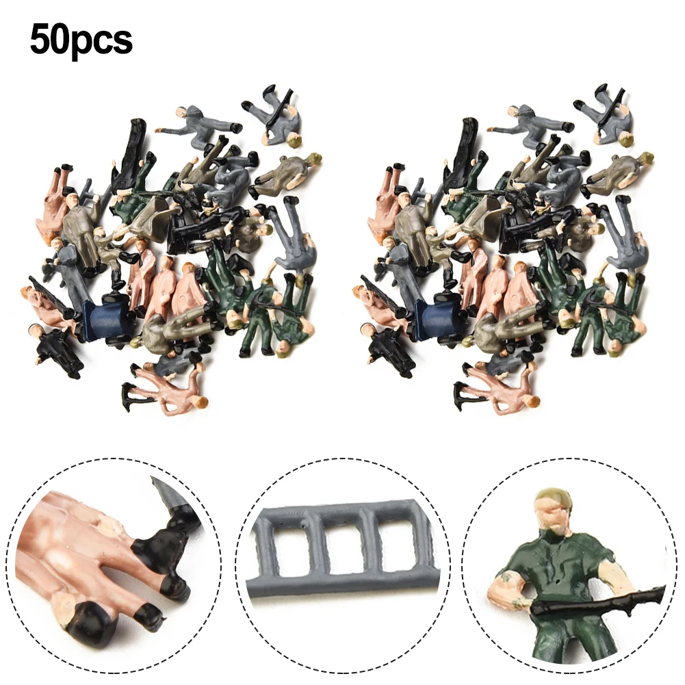50pcs Railway Worker Train Painted Figures 1:87 HO Scale Scenery Landscape Miniature DIY Toys For Children Gift
50pcs Railway Worker Train Painted Figures 1:87 HO Scale Scenery Landscape Miniature DIY Toys For Children Gift