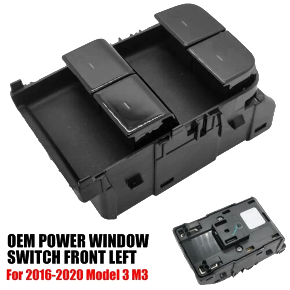 1081037-01-F Front Left Power Window Control Switch for Tesla Model 3 M3 2016-2020 1081037-01-D 
1081037-01-F Front Left Power Window Control Switch for Tesla Model 3 M3 2016-2020 1081037-01-D