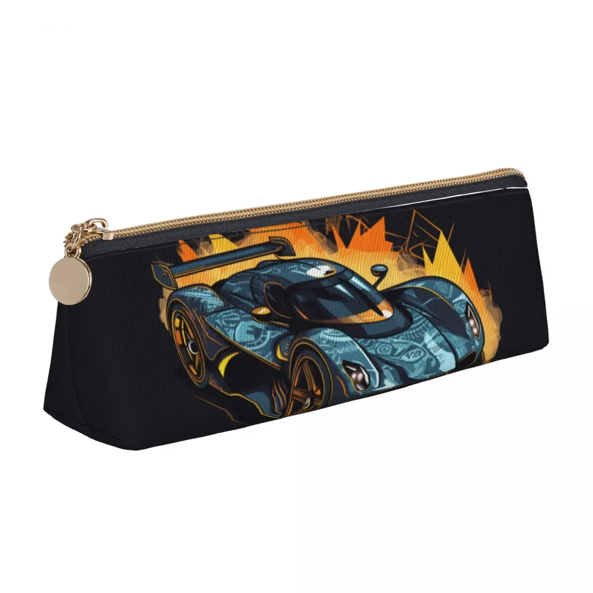 Dazzling Sports Car Triangle Pencil Case Graffiti Cartoon Cool Zipper Pencil Box For Child Back to School Leather Pen Pouch
Dazzling Sports Car Triangle Pencil Case Graffiti Cartoon Cool Zipper Pencil Box For Child Back to School Leather Pen Pouch
