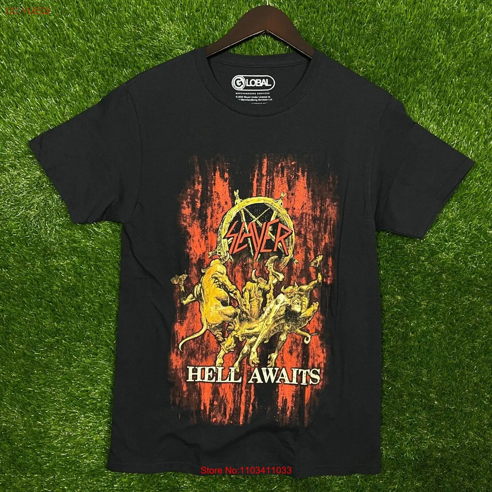 Футболка Slayer ждет малого размера