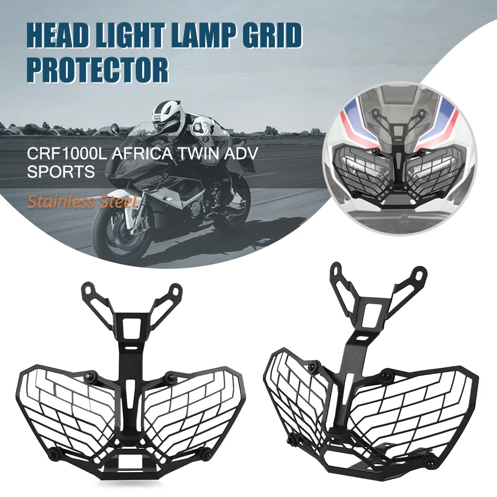 For Honda CRF1000L Africa Twin 2015-2021 CRF 1000 L Adventure Sports 2017-2021 Motorcycle Headlight Grille Guard Protector Cover
For Honda CRF1000L Africa Twin 2015-2021 CRF 1000 L Adventure Sports 2017-2021 Motorcycle Headlight Grille Guard Protector Cover