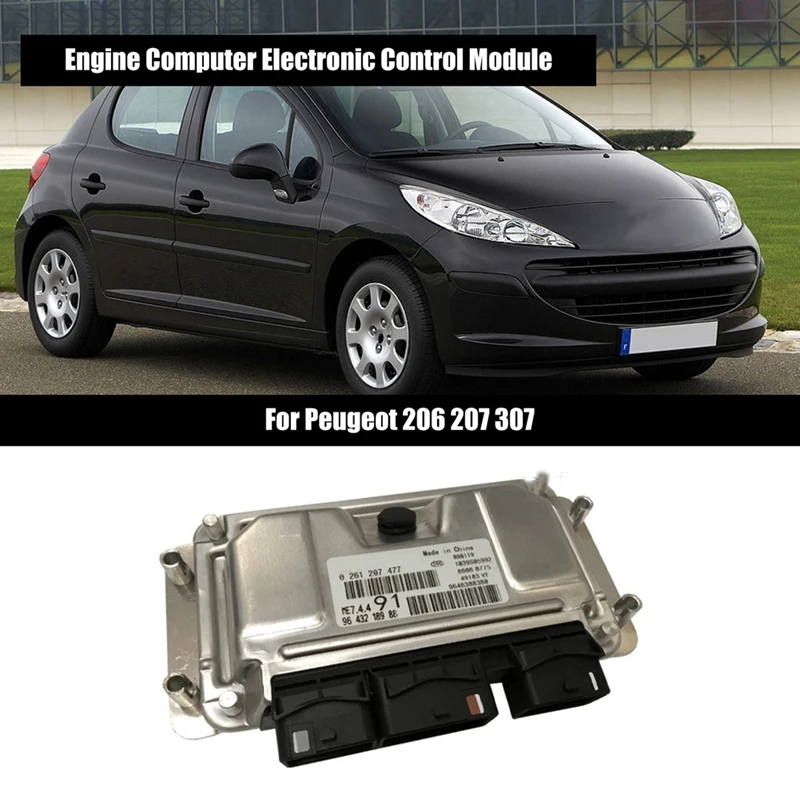 9643218988 Car Engine Computer Electronic Control Module ECU ME7.4.4 for Peugeot 206 207 307 Citroen C2 C3 0261207477
9643218988 Car Engine Computer Electronic Control Module ECU ME7.4.4 for Peugeot 206 207 307 Citroen C2 C3 0261207477