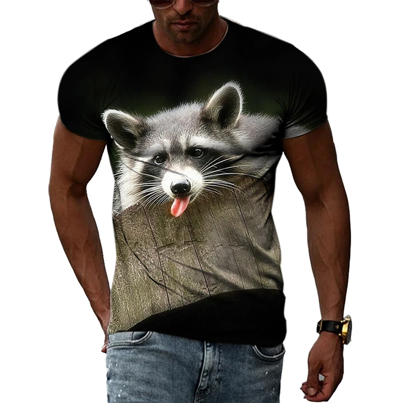 Summer Men's Raccoon Collection Comical Casual 3d Harajuku Hd Printed Pop Hip Hop Camisetas Crewneck Short Sleeve T-shirt
Summer Men's Raccoon Collection Comical Casual 3d Harajuku Hd Printed Pop Hip Hop Camisetas Crewneck Short Sleeve T-shirt
