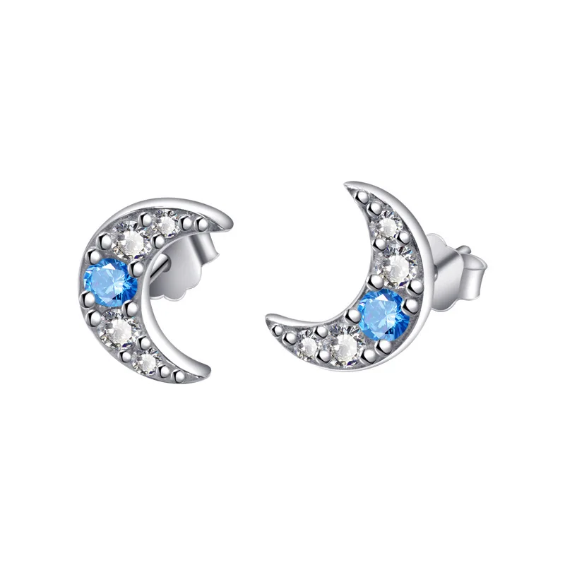 Japan and South Korea's new sterling silver S925 flash diamond moon earrings for female minority design simple earrings
Japan and South Korea's new sterling silver S925 flash diamond moon earrings for female minority design simple earrings