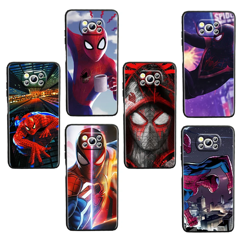 Spiderman Marvel For Xiaomi Civi Mi Poco X3 NFC F3 GT M4 M3 M2 X2 F2 Pro C3 F1 Silicone Shell Capa Black Cover Funda Phone Case
Spiderman Marvel For Xiaomi Civi Mi Poco X3 NFC F3 GT M4 M3 M2 X2 F2 Pro C3 F1 Silicone Shell Capa Black Cover Funda Phone Case