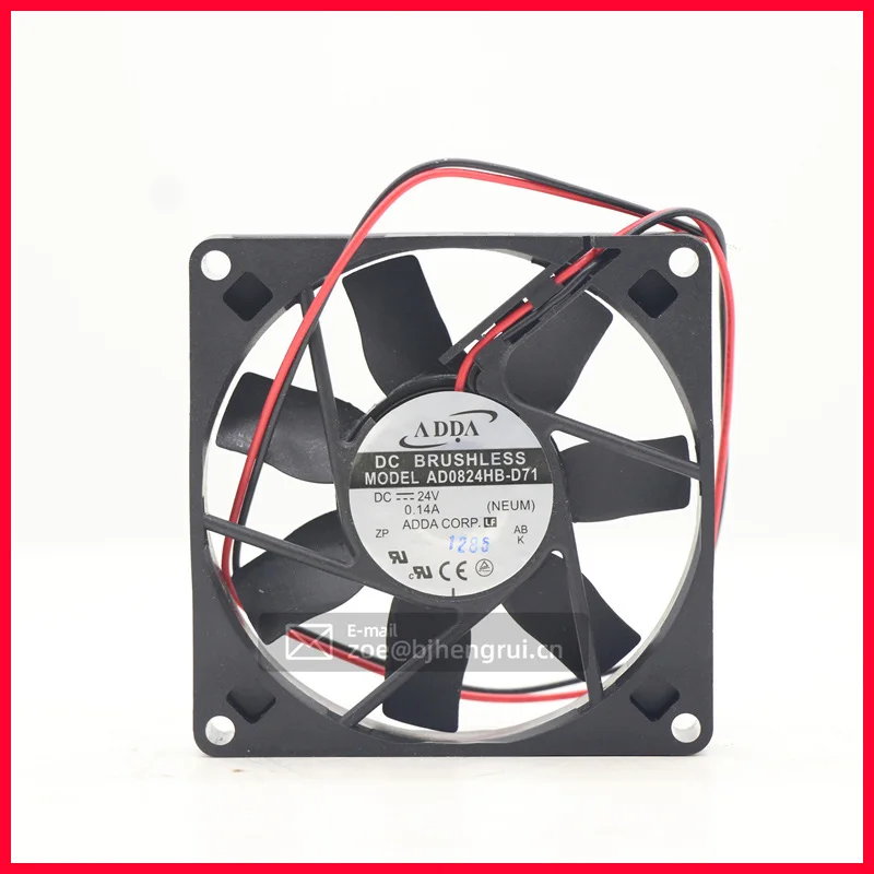 AD0824HB-D71 24V DC 0.13A 80x80x15MM 8cm 8015 3200RPM 32CFM 3,12 W осевой вентилятор охлаждения
AD0824HB-D71 24V DC 0.13A 80x80x15MM 8cm 8015 3200RPM 32CFM 3,12 W осевой вентилятор охлаждения