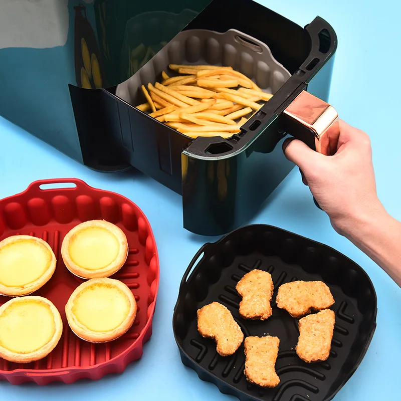 Air Fryer Silicone Basket Non Stick Baking Mold Easy To Clean Oven Baking Trays Pizza Plate Grill Pan Air Fryer Accessories
Air Fryer Silicone Basket Non Stick Baking Mold Easy To Clean Oven Baking Trays Pizza Plate Grill Pan Air Fryer Accessories