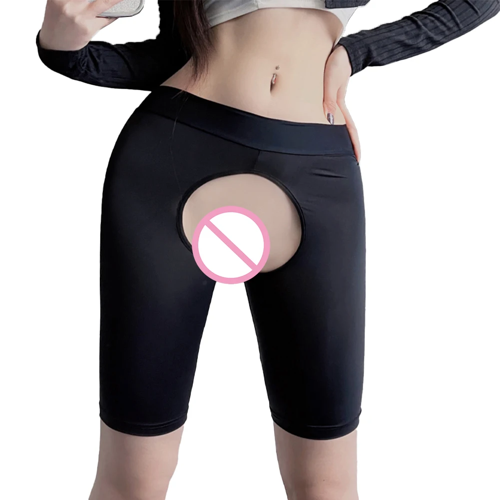 Women See-Through Crothless Shorts Lightweight Thin Leggings Lingerie Nightwear High Elastic Ice Silk Low Waisted Safety Pants
Women See-Through Crothless Shorts Lightweight Thin Leggings Lingerie Nightwear High Elastic Ice Silk Low Waisted Safety Pants