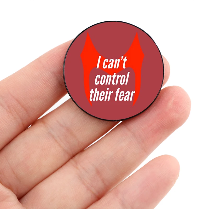Wanda I can't control their fear scarlet witch Pin Custom Brooches Shirt Lapel teacher Bag backpacks Badge gift pins for women
Wanda I can't control their fear scarlet witch Pin Custom Brooches Shirt Lapel teacher Bag backpacks Badge gift pins for women
