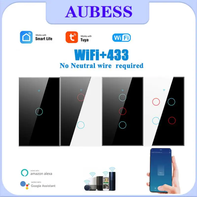 Tuya Smart Life Home House WiFi Wireless Remote Wall Switch Voice Control Touch Sensor LED Light Switches Alexa Google Home
Tuya Smart Life Home House WiFi Wireless Remote Wall Switch Voice Control Touch Sensor LED Light Switches Alexa Google Home