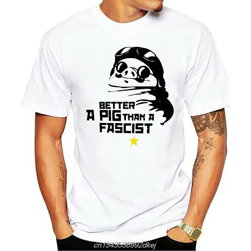 T-shirt Porco Rosso Miyazaki Antifa Salvini Di Maio Cartoon Anime New Fashion Men Men Hip Hop 3D Print Novelty T Shirt Casual
T-shirt Porco Rosso Miyazaki Antifa Salvini Di Maio Cartoon Anime New Fashion Men Men Hip Hop 3D Print Novelty T Shirt Casual