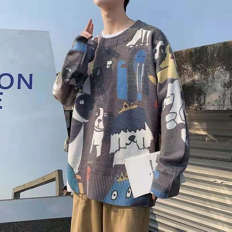 Thick Winter Set Sweater Male Student Ins Hong Kong Style Korean Version Of The Trend Personality Loose Slut Sweater Jacket
Thick Winter Set Sweater Male Student Ins Hong Kong Style Korean Version Of The Trend Personality Loose Slut Sweater Jacket
