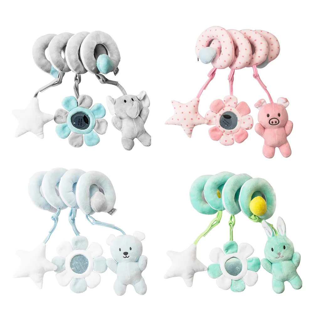 Cartoon Elephant Stroller Bow Rattles Hanging Cute Plush Animal Style Bed Around for Baby Education Spiral Toy Wrap Around Bed
Cartoon Elephant Stroller Bow Rattles Hanging Cute Plush Animal Style Bed Around for Baby Education Spiral Toy Wrap Around Bed