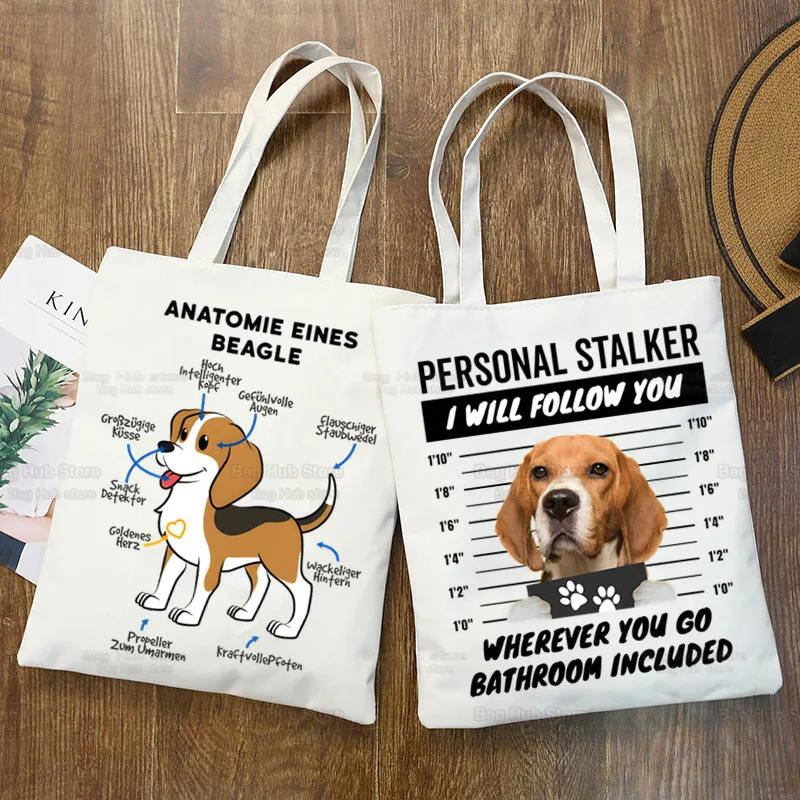 Beagle Cartoon Ulzzang Shopper Bag Print Canvas Bagel Dog Cute Tote Bag Handbags Women Bag Harajuku Shoulder Bags
Beagle Cartoon Ulzzang Shopper Bag Print Canvas Bagel Dog Cute Tote Bag Handbags Women Bag Harajuku Shoulder Bags