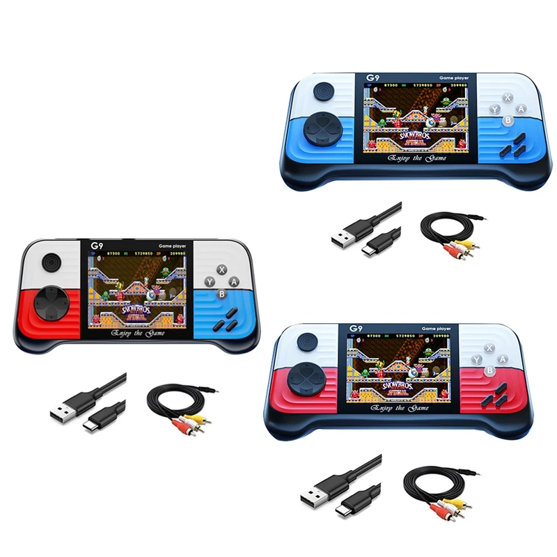 G9 Video Game Console 3.0 Inch Gamepad Built-In 666 Game Players Controller Support For Connecting TV For Children
G9 Video Game Console 3.0 Inch Gamepad Built-In 666 Game Players Controller Support For Connecting TV For Children