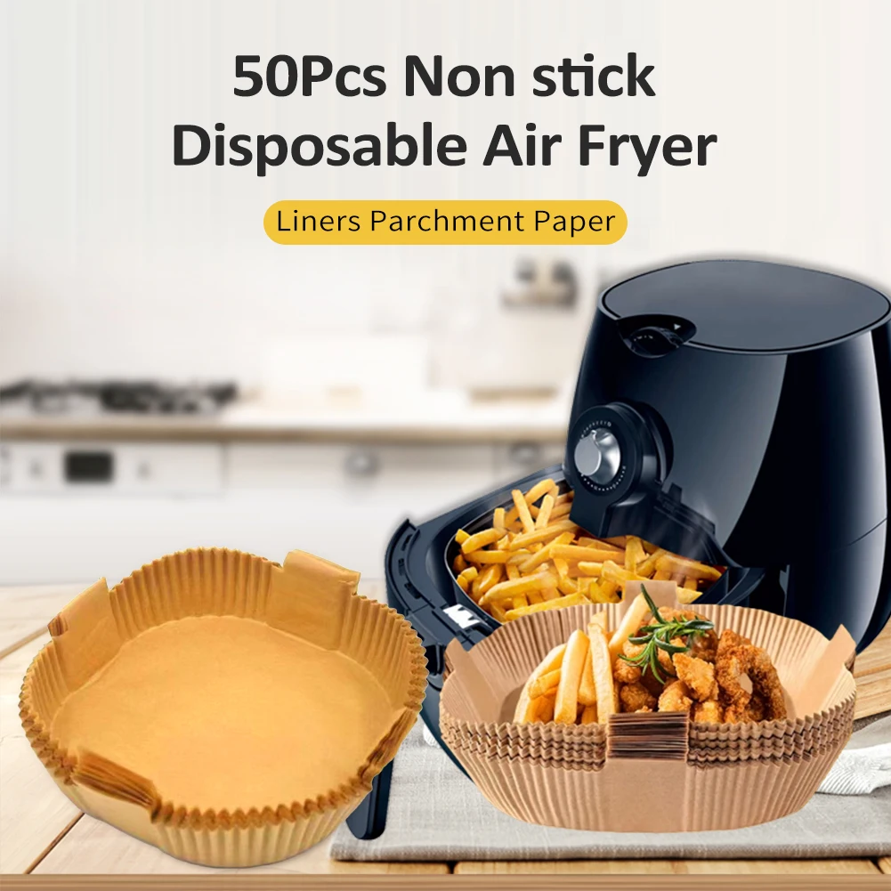 20x6cm Air Fryer Disposable Paper 50pc Liners Square Parchment Paper Waterproof Non-Stick Baking Paper Air Fryer Microwave Oven
20x6cm Air Fryer Disposable Paper 50pc Liners Square Parchment Paper Waterproof Non-Stick Baking Paper Air Fryer Microwave Oven