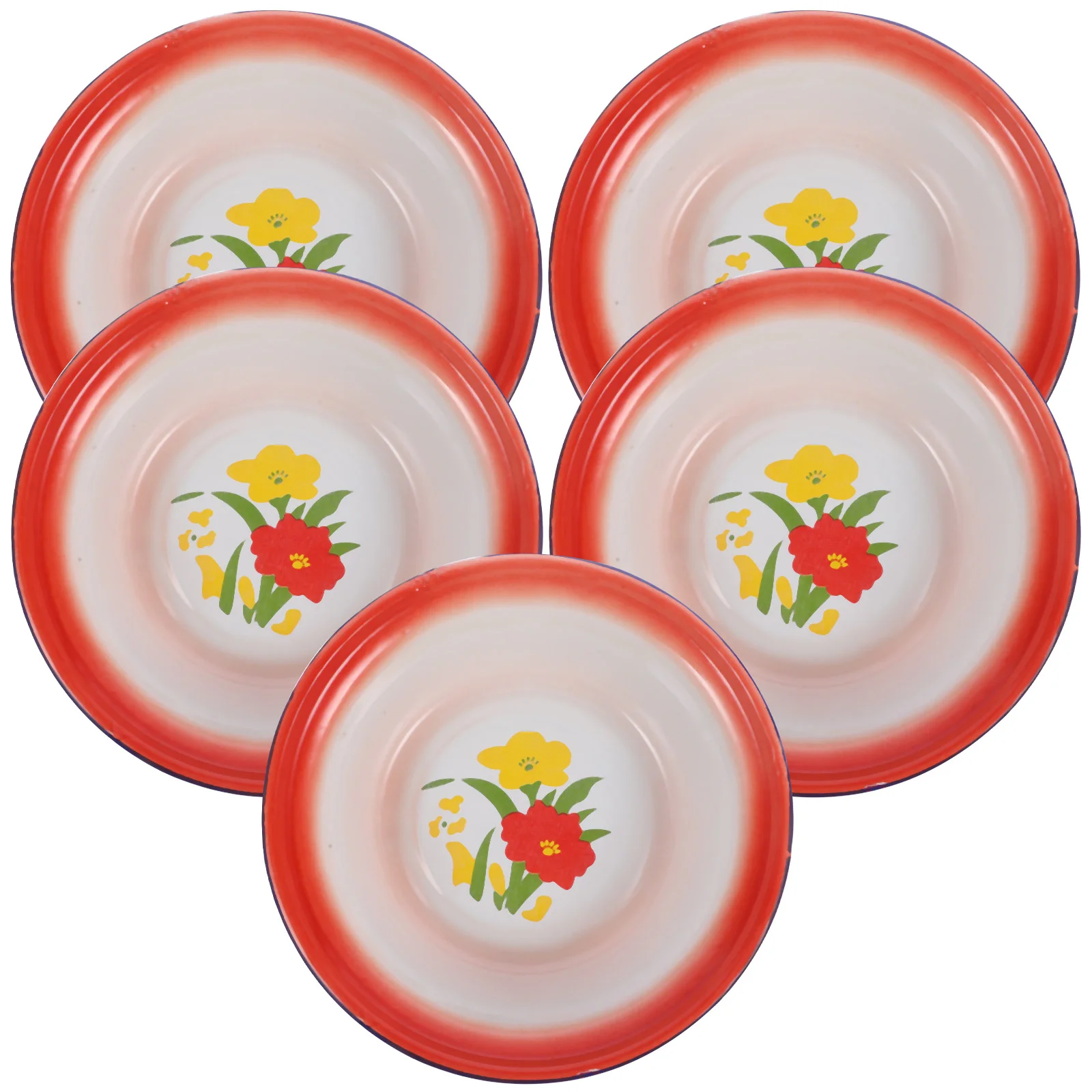 Flower Pattern Old-style Reusable Serving Vintage Enamel Bowl Mixing Bowl Set Metal Bowl Retro Bowl Enamel Camping Dishes
Flower Pattern Old-style Reusable Serving Vintage Enamel Bowl Mixing Bowl Set Metal Bowl Retro Bowl Enamel Camping Dishes