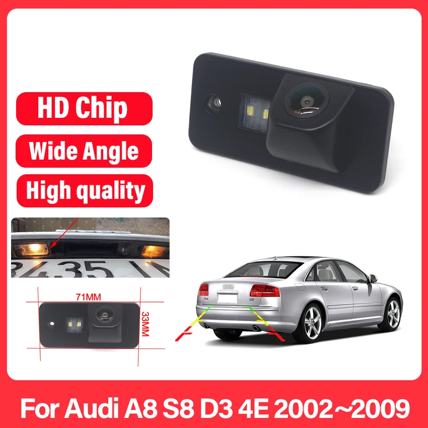 Камера заднего вида для Audi A8 S8 D3 4E 2002 2003 2004 2005 2006 2007 2008 2009
Камера заднего вида для Audi A8 S8 D3 4E 2002 2003 2004 2005 2006 2007 2008 2009