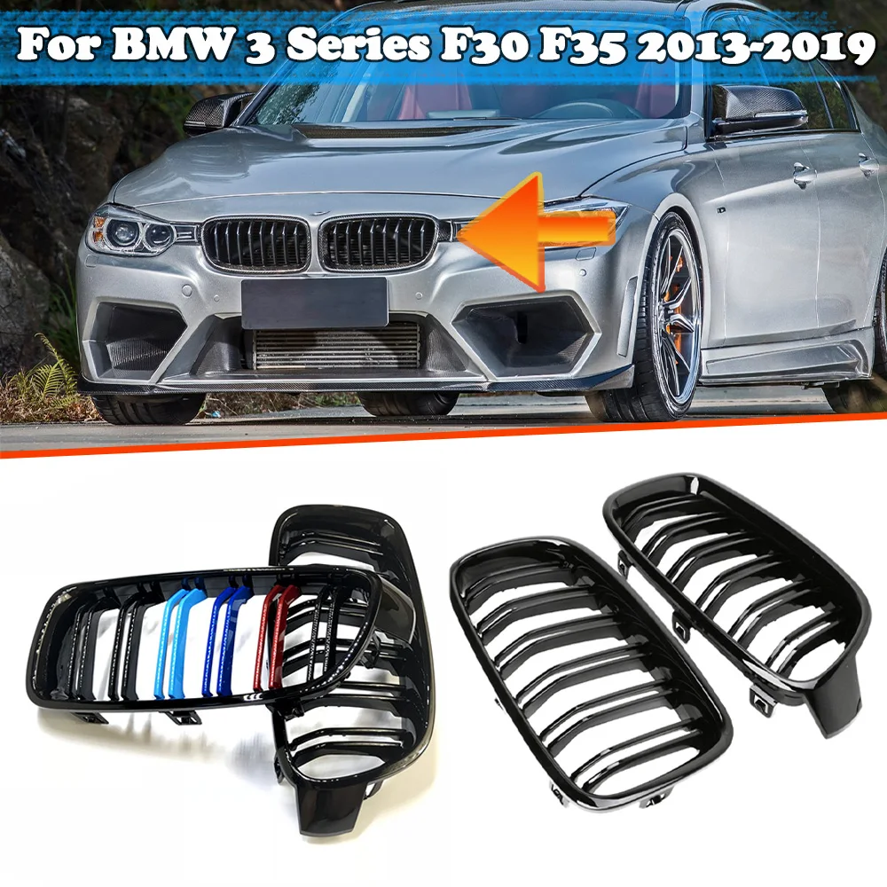 Car Front Grille Grill Glossy Black Double Slat Kidney Grille For BMW 3 Series F30 F35 2013 2014 2015 2016 2017 2018 2019
Car Front Grille Grill Glossy Black Double Slat Kidney Grille For BMW 3 Series F30 F35 2013 2014 2015 2016 2017 2018 2019
