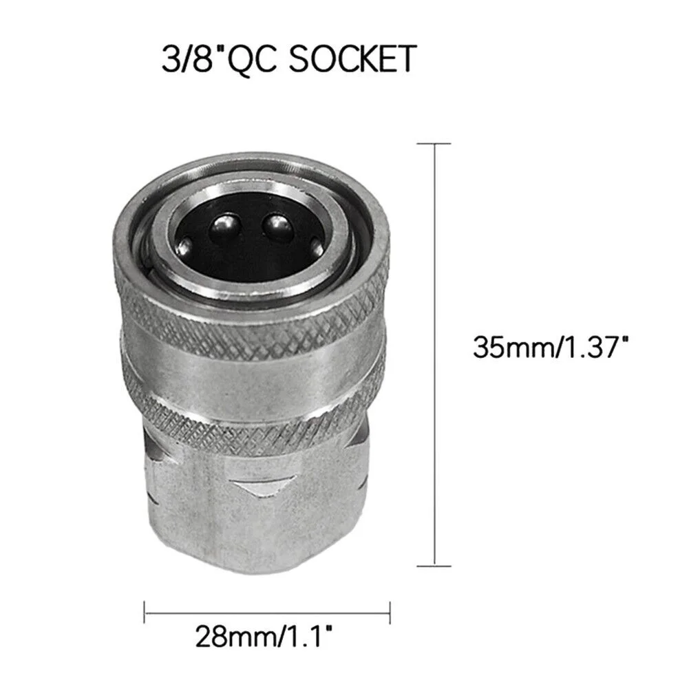 Connector Thread Adapter Coupler Garden Hose Washer Watering 3/8 Accessories Nozzles Outdoor Plug Pressure Quick
Connector Thread Adapter Coupler Garden Hose Washer Watering 3/8 Accessories Nozzles Outdoor Plug Pressure Quick