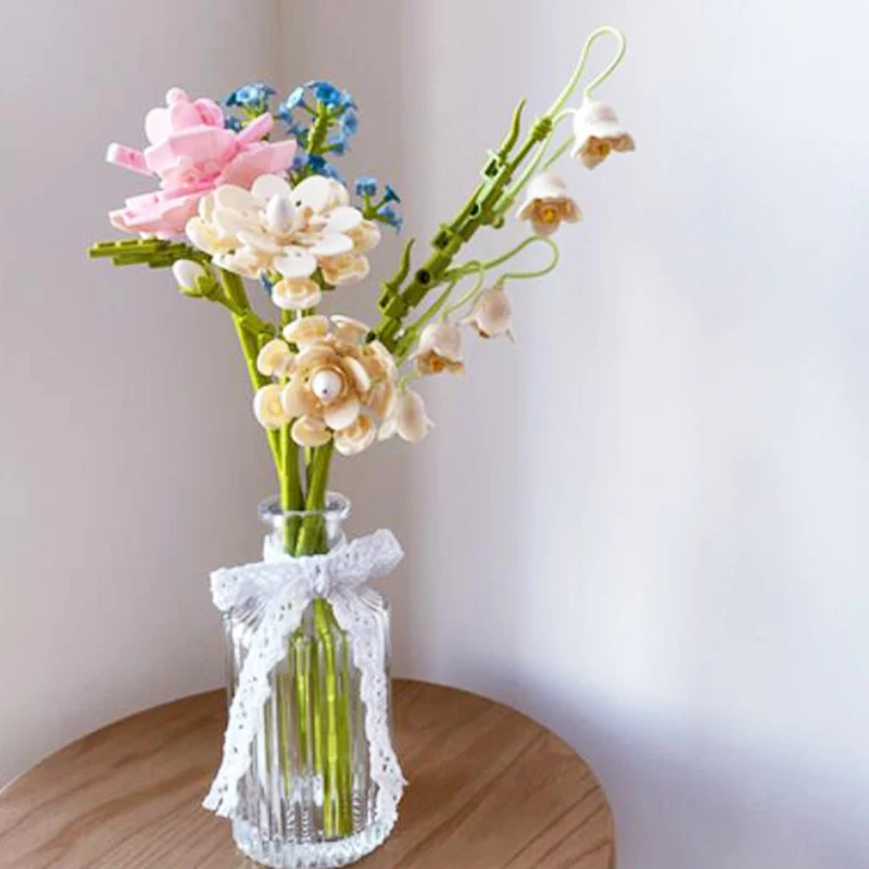 Simulation Bouquet Building Block DIY Plant Three-dimensional Flower Model Home Decoration Brick Children's Toy Valentine Gifts
Simulation Bouquet Building Block DIY Plant Three-dimensional Flower Model Home Decoration Brick Children's Toy Valentine Gifts