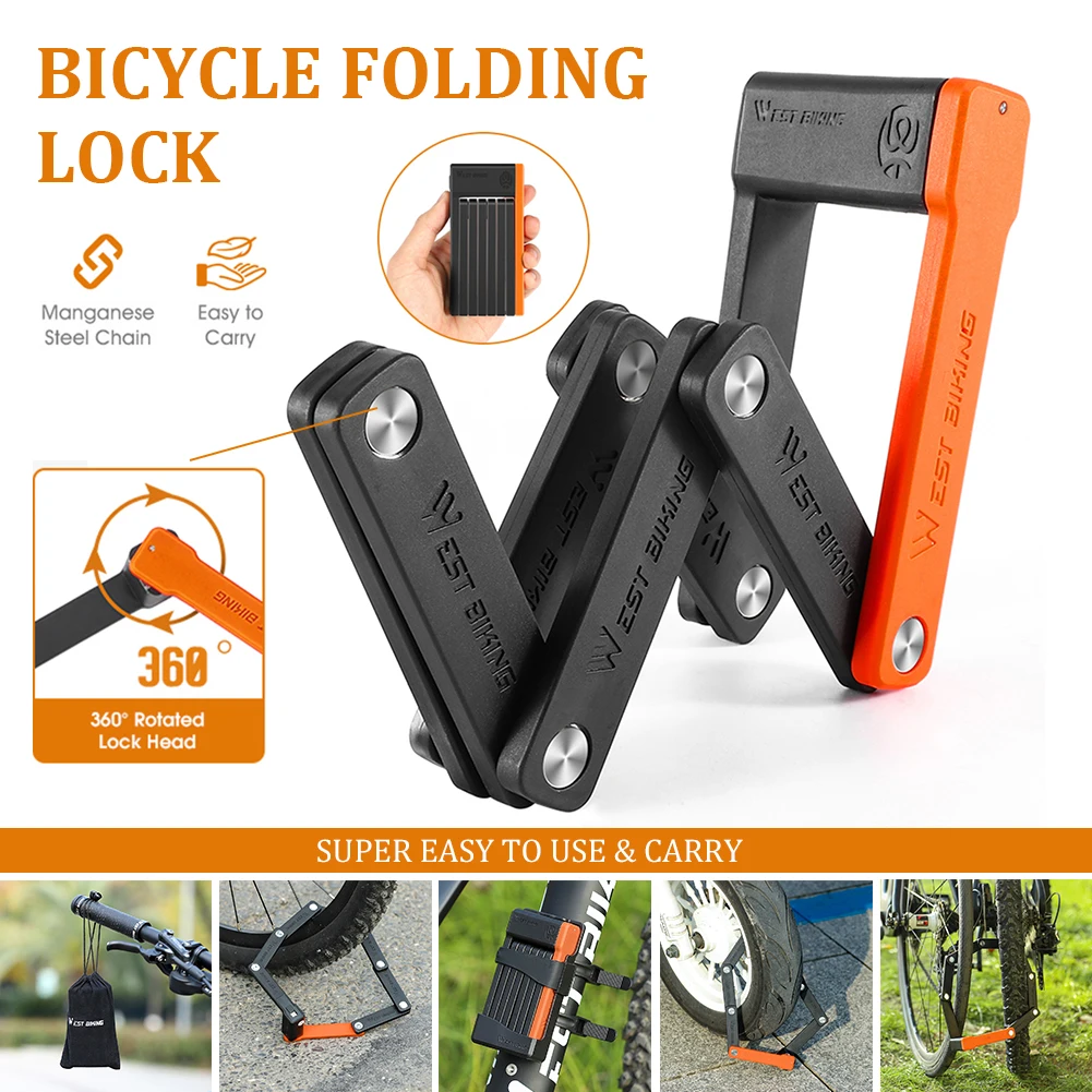 Anti-theft Foldable Bicycle Lock MTB Road Bike Cycling Lock Bicycle Accessory Scooter Portable Security Chain Lock Bicycle Tools
Anti-theft Foldable Bicycle Lock MTB Road Bike Cycling Lock Bicycle Accessory Scooter Portable Security Chain Lock Bicycle Tools