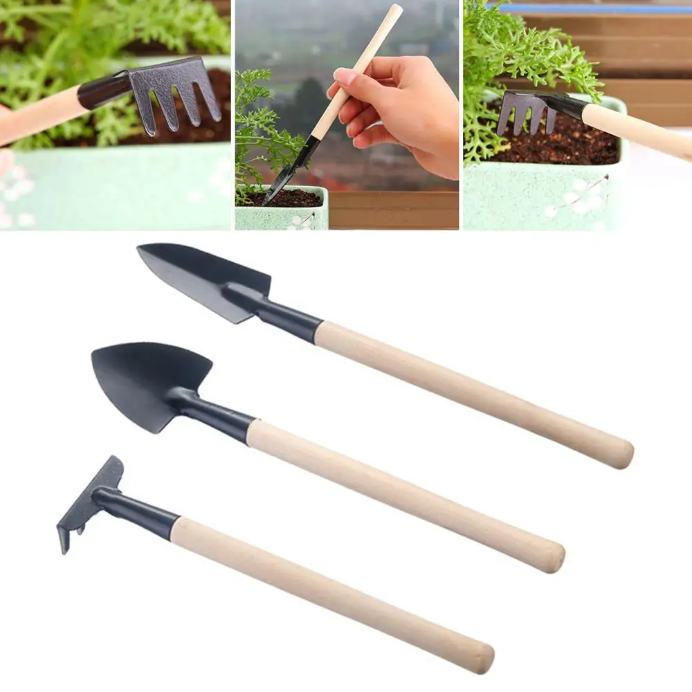 New Home Gardening Tool Set Balcony Home-grown Mini Digging Suits Three-piece Shovel Rake Garden Tools Combination Drop Shipping
New Home Gardening Tool Set Balcony Home-grown Mini Digging Suits Three-piece Shovel Rake Garden Tools Combination Drop Shipping
