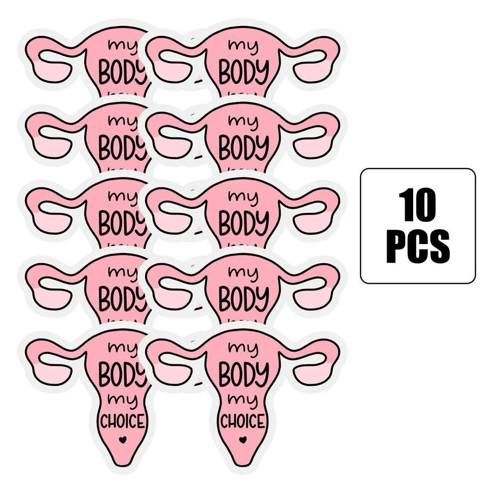 10pcs 3in My Body My Choice Stickers Car Computer Promotional Waterproof Sticker Women'S Reproductive Rights Anti-Abortion Decal
10pcs 3in My Body My Choice Stickers Car Computer Promotional Waterproof Sticker Women'S Reproductive Rights Anti-Abortion Decal