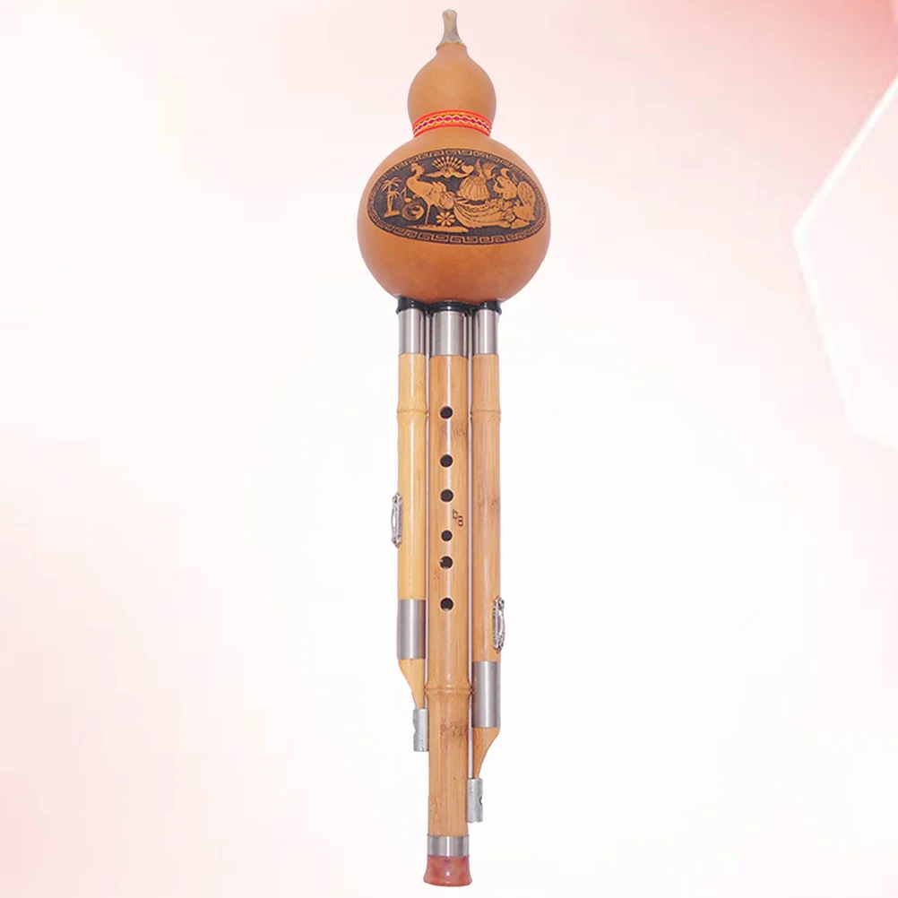 Hulusi Flute Key Musical Instrument Chinese Gourd Cucurbit Bamboo Flutes Bawu Ethnic Handmade Wood G Folk Traditional C
Hulusi Flute Key Musical Instrument Chinese Gourd Cucurbit Bamboo Flutes Bawu Ethnic Handmade Wood G Folk Traditional C