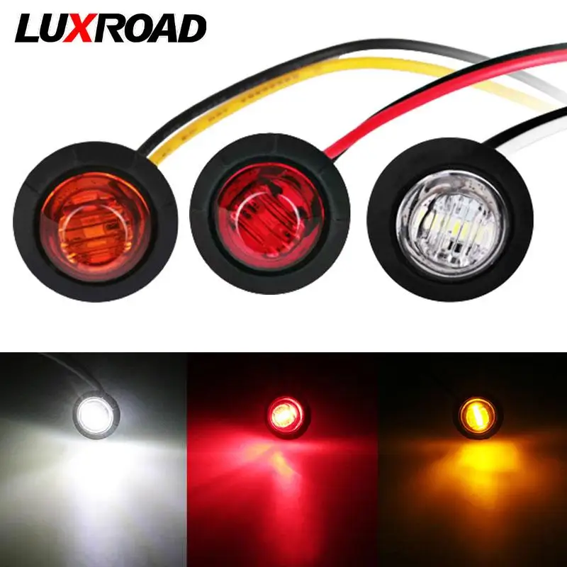 4pcs LED Side Marker Light Truck Turn Signal Clearance Lamp Indicator Lamp Rear Tail Light Car Trailer Bus Lorry Caravan 12V 24V
4pcs LED Side Marker Light Truck Turn Signal Clearance Lamp Indicator Lamp Rear Tail Light Car Trailer Bus Lorry Caravan 12V 24V