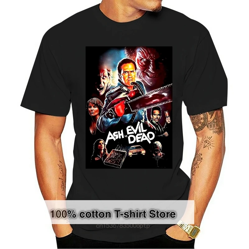 Ash Vs Evil Dead Movie 100% Cotton Men'S T-Shirt E0500 Trendy Streetwear Tee Shirt
Ash Vs Evil Dead Movie 100% Cotton Men'S T-Shirt E0500 Trendy Streetwear Tee Shirt