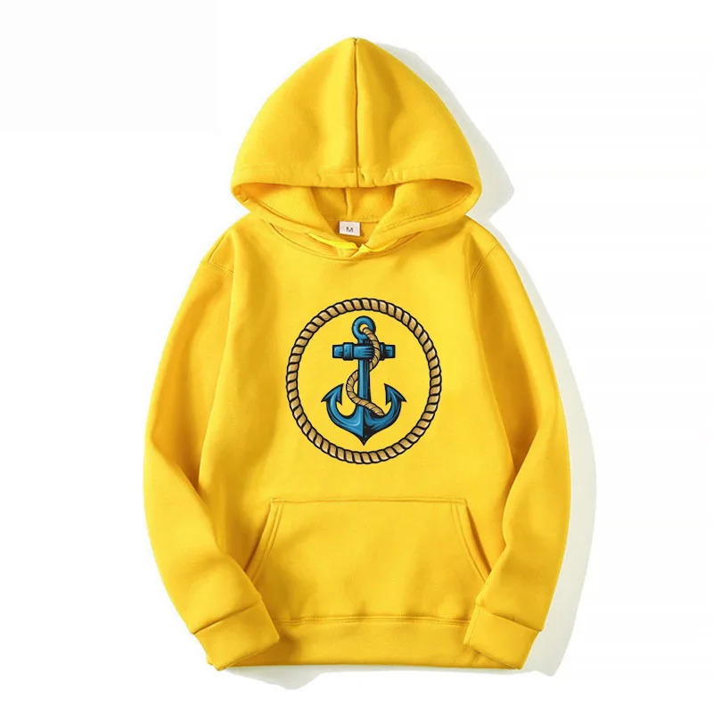 Fashion Anchor Sailor Printed Hooded Sweatshirts Autumn Winter Men's Casual Long Sleeved Hip Hop Hoodies Sports Tops 
Fashion Anchor Sailor Printed Hooded Sweatshirts Autumn Winter Men's Casual Long Sleeved Hip Hop Hoodies Sports Tops