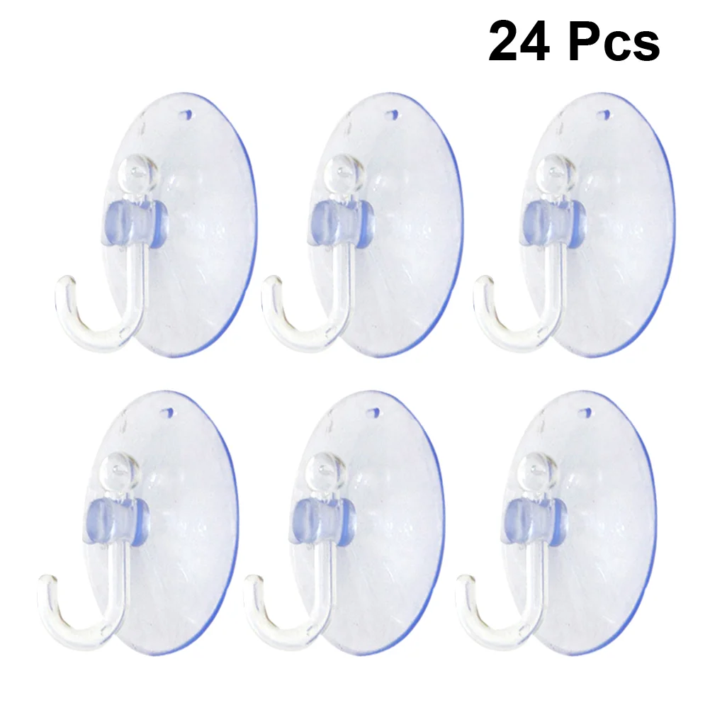 24PCS Premium Silicone Transparent Powerful Wall Hooks Hangers Sucker Hooks for Home Bathroom Kitchen
24PCS Premium Silicone Transparent Powerful Wall Hooks Hangers Sucker Hooks for Home Bathroom Kitchen