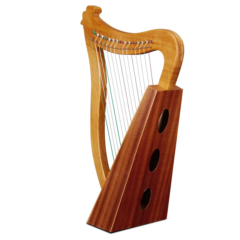 Classic Harp Lira Musical Instrument 15 String Mini Veneer Wood Lyre Harp Decoration Estrumento Musical Teaching Supplies
Classic Harp Lira Musical Instrument 15 String Mini Veneer Wood Lyre Harp Decoration Estrumento Musical Teaching Supplies