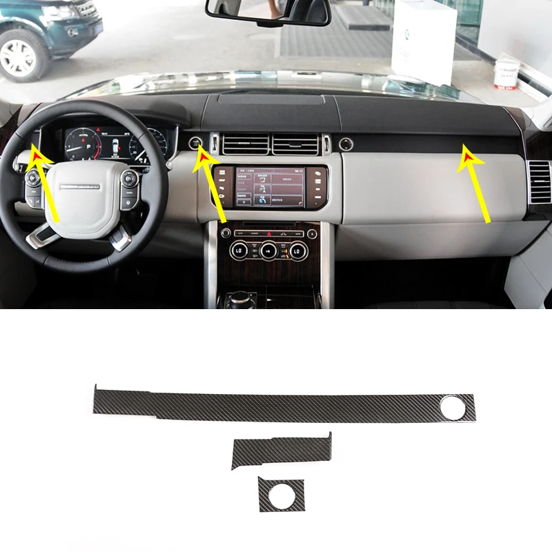 Auto Central Control Decorative Strip Protection Film Real Carbon Fiber For Range Rover Sport 2014-2020 RHD Car Accessories
Auto Central Control Decorative Strip Protection Film Real Carbon Fiber For Range Rover Sport 2014-2020 RHD Car Accessories
