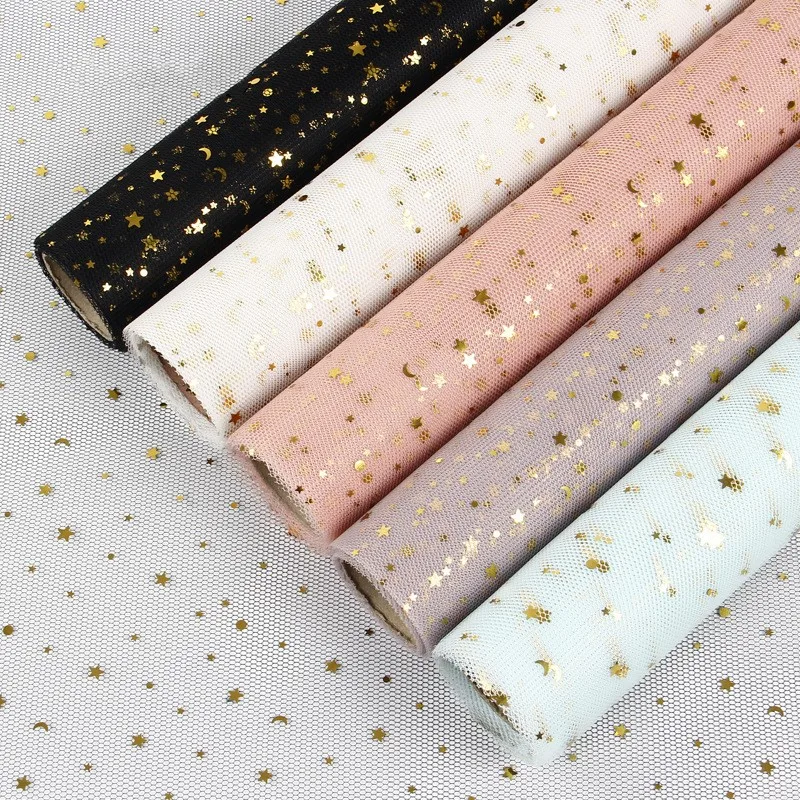4m Star Moon Sequin Yarn Scrapbook Gauze Christmas Gift Flowers Wrapping Paper DIY Journal Collage Materials Wedding Decorate
4m Star Moon Sequin Yarn Scrapbook Gauze Christmas Gift Flowers Wrapping Paper DIY Journal Collage Materials Wedding Decorate