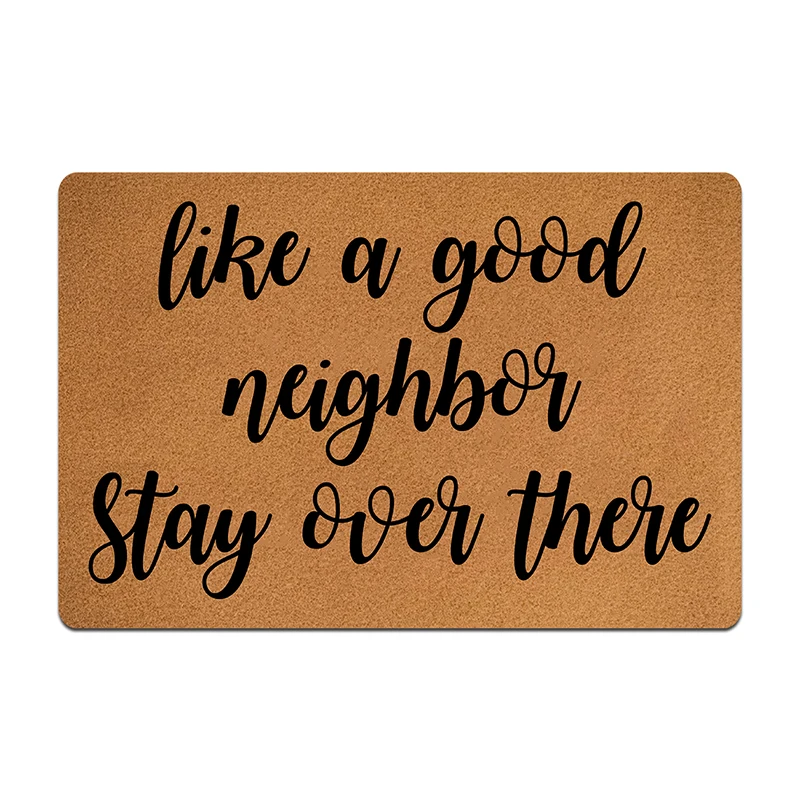 Забавный нескользящий коврик, напольные коврики, как хороший сосед, оставающийся там, входной коврик, кухонный коврик под дверь спальни, дверной коврик, домашний декор
Забавный нескользящий коврик, напольные коврики, как хороший сосед, оставающийся там, входной коврик, кухонный коврик под дверь спальни, дверной коврик, домашний декор