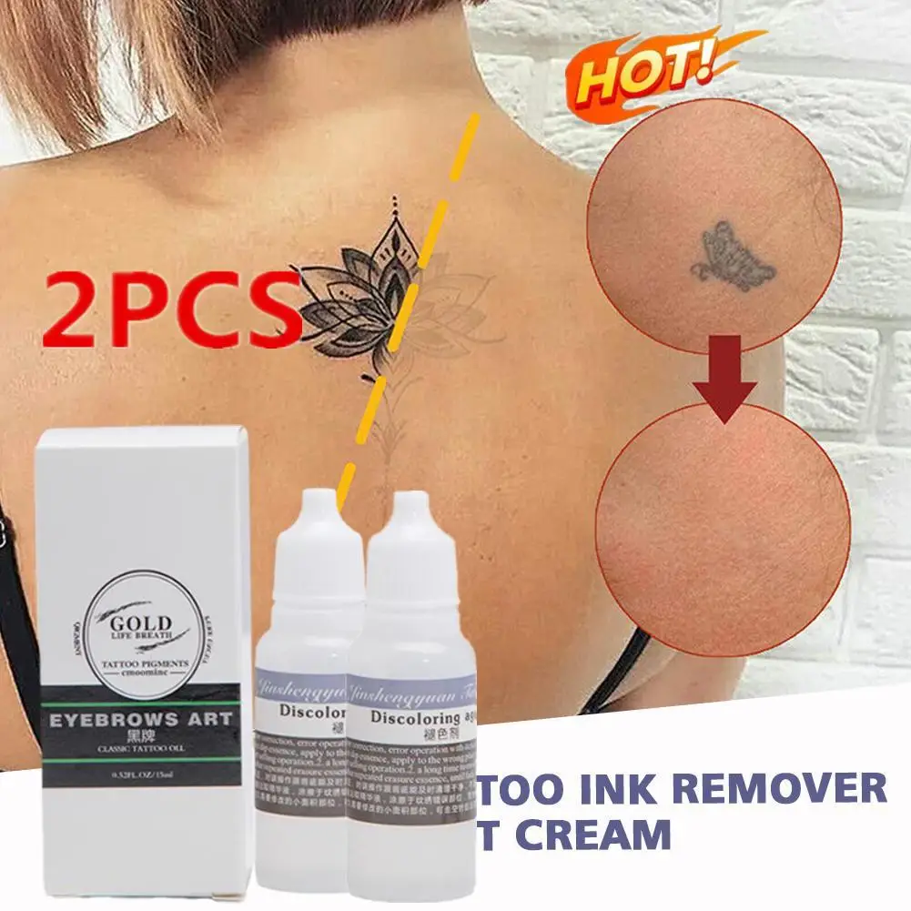 2pcs Painless Pigment Fading Agent Tattoo Ink Remover Fast Correction Cream Texture Remover Supplies Tattoo Tattoo Smooth Serum
2pcs Painless Pigment Fading Agent Tattoo Ink Remover Fast Correction Cream Texture Remover Supplies Tattoo Tattoo Smooth Serum