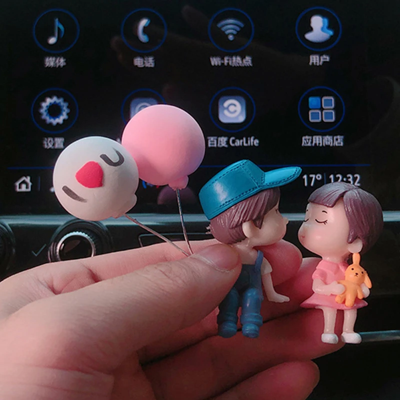 Cute Cartoon Couples Car Decoration Accessories Romantic Figurines Balloon Lovers Anime Car Accessories Ornament Birthday Gift
Cute Cartoon Couples Car Decoration Accessories Romantic Figurines Balloon Lovers Anime Car Accessories Ornament Birthday Gift