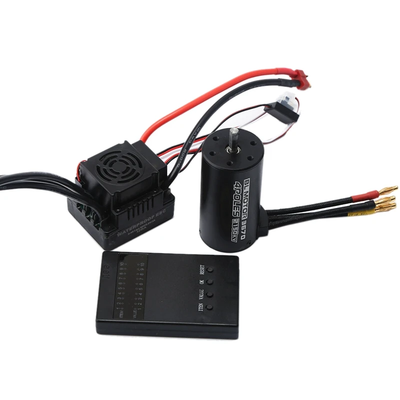 Waterproof 3670 Brushless Motor 120A Brushless ESC Combo Set For 1/8 RC Car Truck
Waterproof 3670 Brushless Motor 120A Brushless ESC Combo Set For 1/8 RC Car Truck