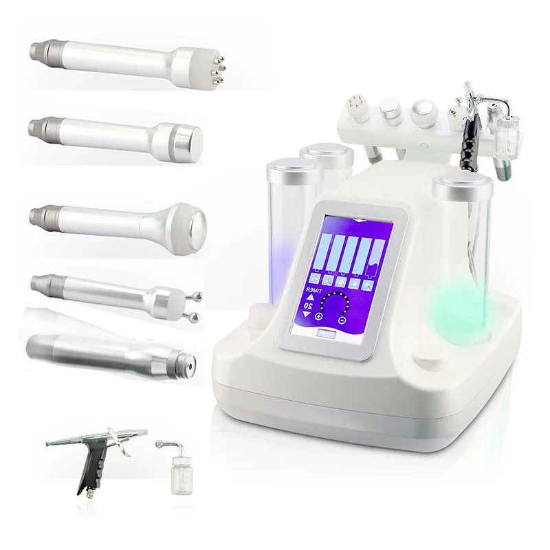 6 in 1 Small Bubble Water Oxygen Spray Exfoliating Moisturizing Facial Machine Face Lifting Cleansing Hydrating Beauty Machine
6 in 1 Small Bubble Water Oxygen Spray Exfoliating Moisturizing Facial Machine Face Lifting Cleansing Hydrating Beauty Machine