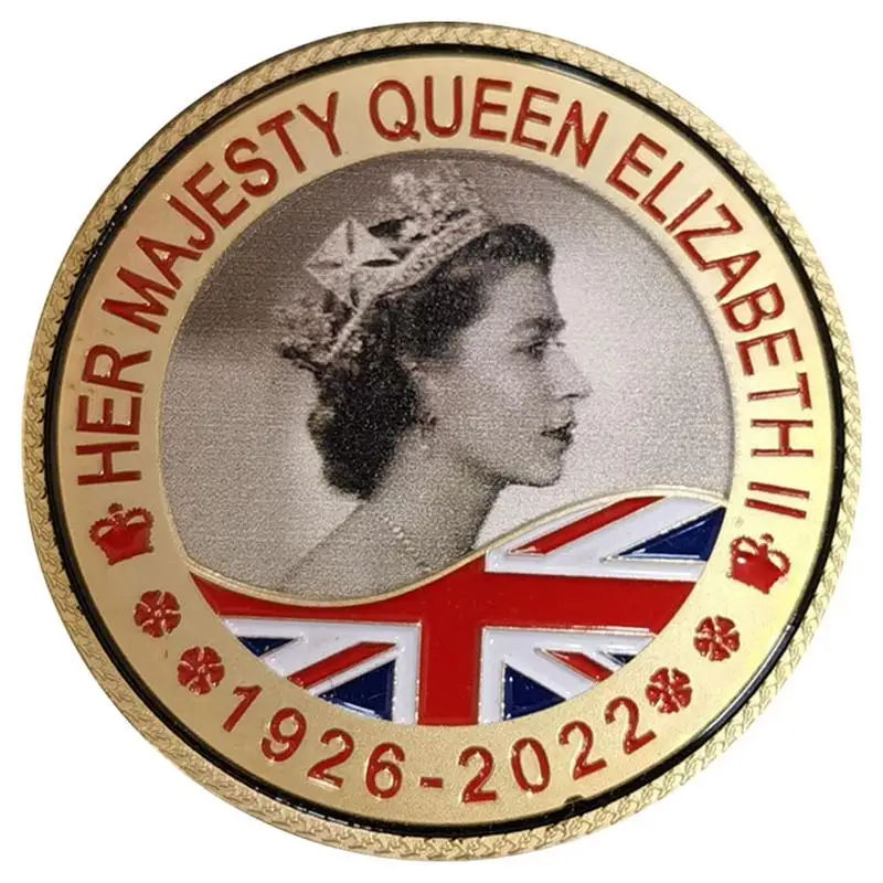 Queen Elizabeth II Commemorative Coin Queen Of England 1926-2022 Royal Memorabilia Uncirculated Souvenir Coin In Memory Of Her
Queen Elizabeth II Commemorative Coin Queen Of England 1926-2022 Royal Memorabilia Uncirculated Souvenir Coin In Memory Of Her