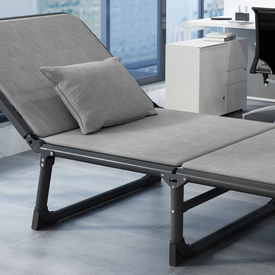 Portable Folding Bed Single Recliner With Long Chair Base & Frame Folding-bed Fold Out Perfect for Lunch Break Simple Furniture
Portable Folding Bed Single Recliner With Long Chair Base & Frame Folding-bed Fold Out Perfect for Lunch Break Simple Furniture