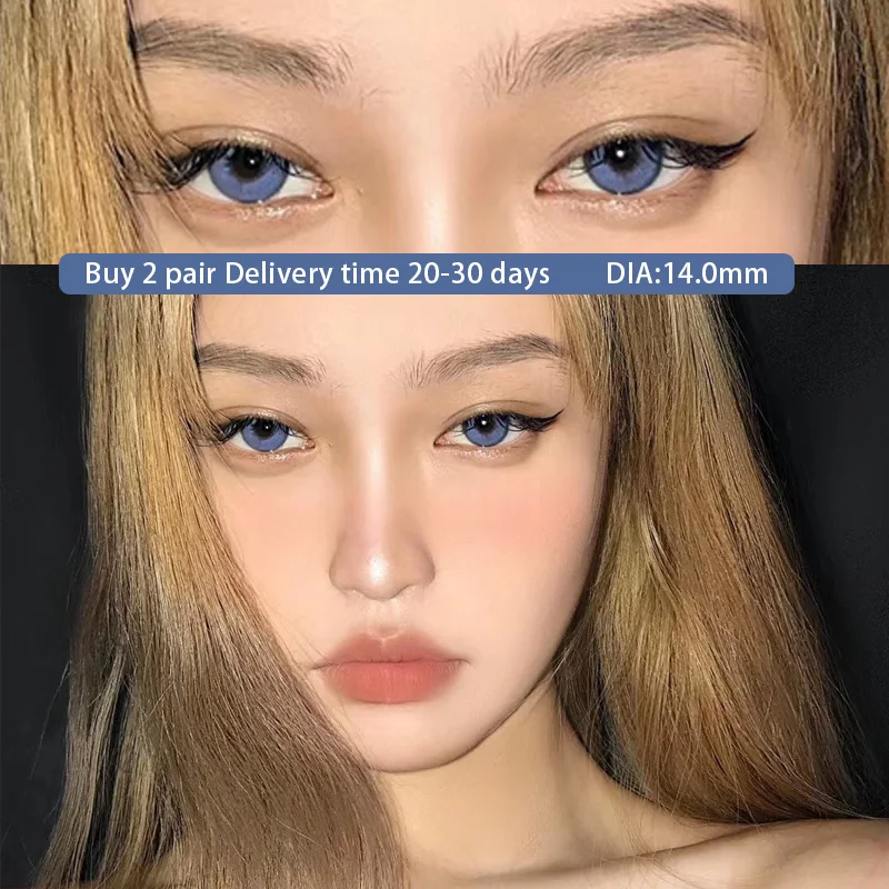 YIMEIXI 2Pcs Blue Colored Contact Soft Circular Lenses Color Gray Beauty Pupil Brown Eyes Cosmetic Makeup Lens Free Shipping
YIMEIXI 2Pcs Blue Colored Contact Soft Circular Lenses Color Gray Beauty Pupil Brown Eyes Cosmetic Makeup Lens Free Shipping