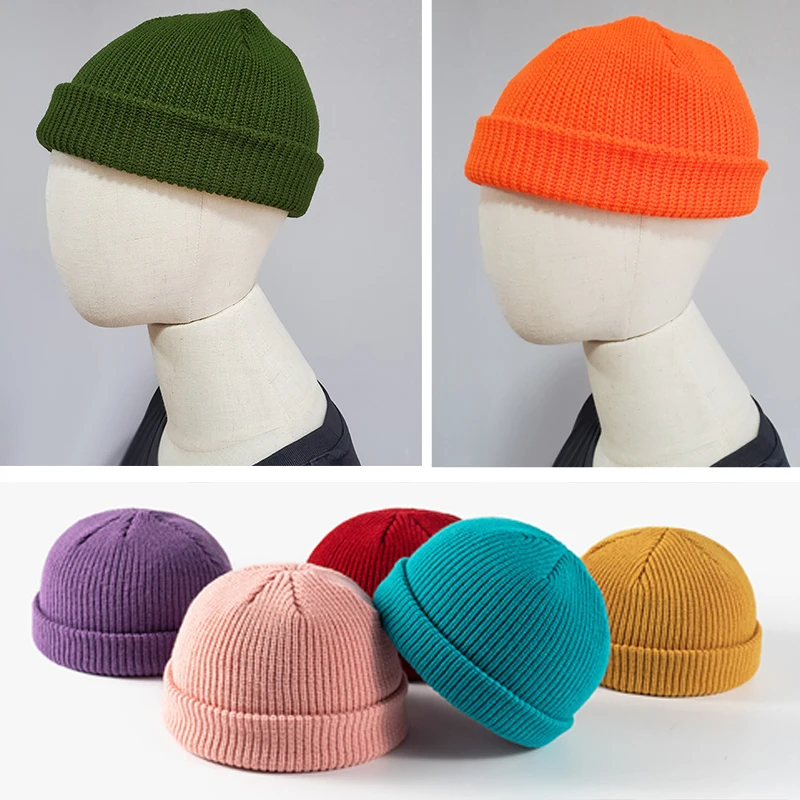 Winter Beanies Short Thread Hip Hop Hat Adult Men Female Knitted Skull Cap Elastic Unisex Hats Men Bonnets for Women
Winter Beanies Short Thread Hip Hop Hat Adult Men Female Knitted Skull Cap Elastic Unisex Hats Men Bonnets for Women