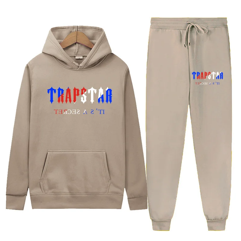 2022 New Brand TRAPSTAR Printed Sportswear Men 15 colors Warm Two Pieces set Loose hoodie sweatshirt + pants set Hoodie jogging
2022 New Brand TRAPSTAR Printed Sportswear Men 15 colors Warm Two Pieces set Loose hoodie sweatshirt + pants set Hoodie jogging
