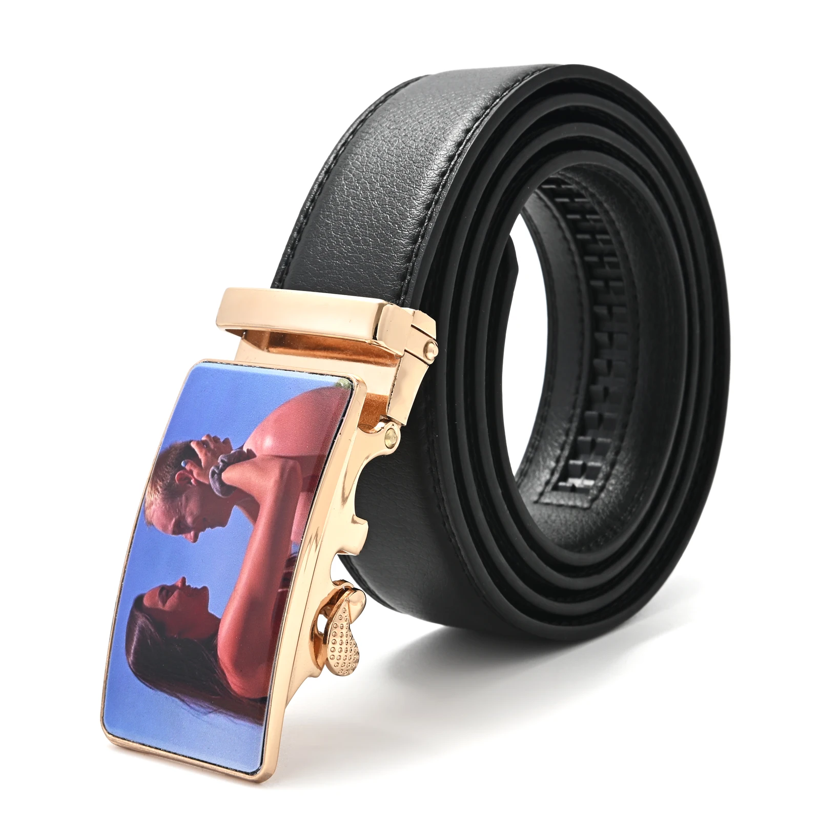 Custom Colorful Photo Gold Mens Leather Belt Buckle Personalized UV Picture Automatic Accessories Designer Waistband Jewelry
Custom Colorful Photo Gold Mens Leather Belt Buckle Personalized UV Picture Automatic Accessories Designer Waistband Jewelry