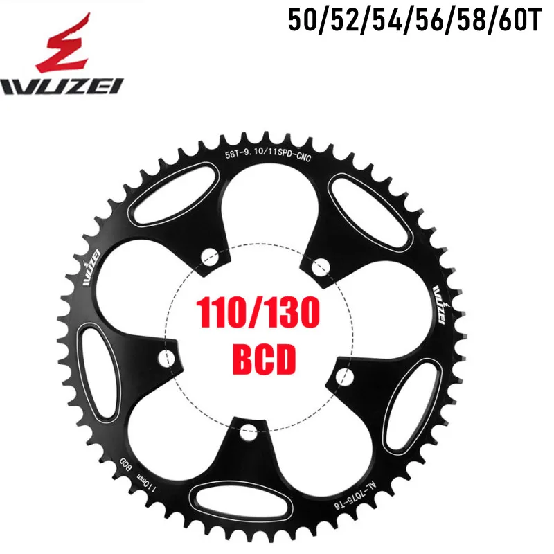 Звездочки из алюминиевого сплава для шоссейного велосипеда Shimano Sram, 110/130BCD, 50/52/54/56/58/60T
Звездочки из алюминиевого сплава для шоссейного велосипеда Shimano Sram, 110/130BCD, 50/52/54/56/58/60T