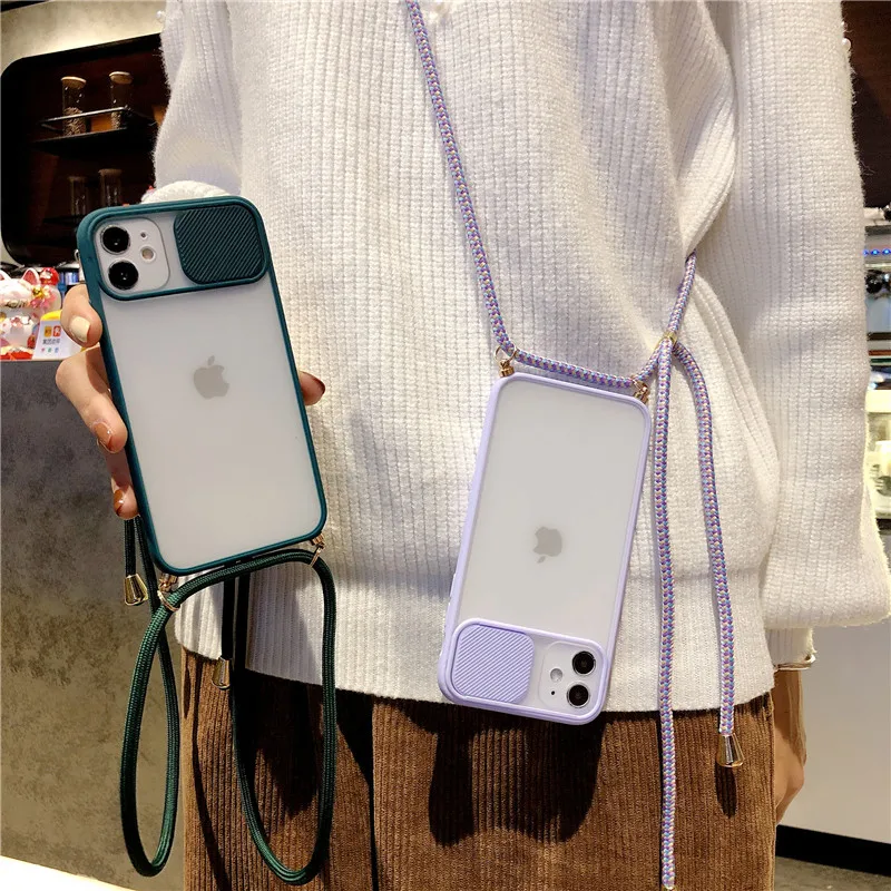 Camera Lens Protection Candy Color Phone Case For iPhone 13 12 11 Pro X XR XS Max SE2 7 8 Plus Necklace With Rope Lanyard Cover
Camera Lens Protection Candy Color Phone Case For iPhone 13 12 11 Pro X XR XS Max SE2 7 8 Plus Necklace With Rope Lanyard Cover