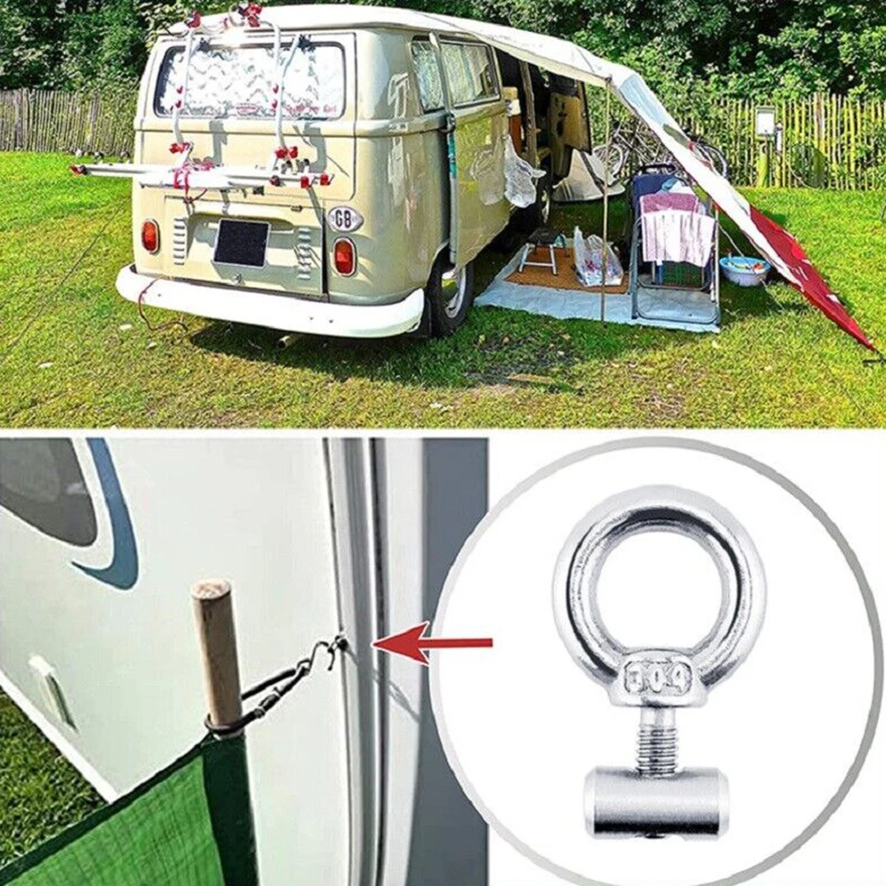 2 4 6 8pcs Stainless-Steel Awning Rail Stoppers Silver M4x 12mmx 6mm Diameter Stops Motorhome Campervan Awning Accessories
2 4 6 8pcs Stainless-Steel Awning Rail Stoppers Silver M4x 12mmx 6mm Diameter Stops Motorhome Campervan Awning Accessories
